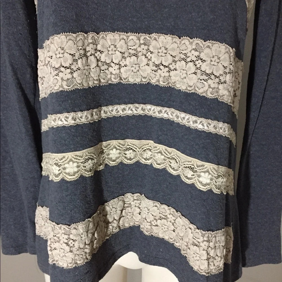 Lily White Lightweight Pointelle Sweater S - Picture 3 of 11